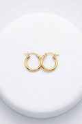 Pipe gold hoops