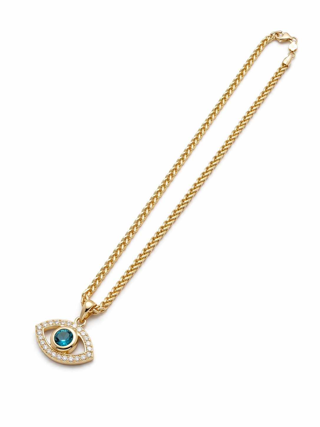 Evil eye franco necklace
