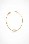Bling heart bracelet