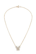 Butterfly zirconium necklace